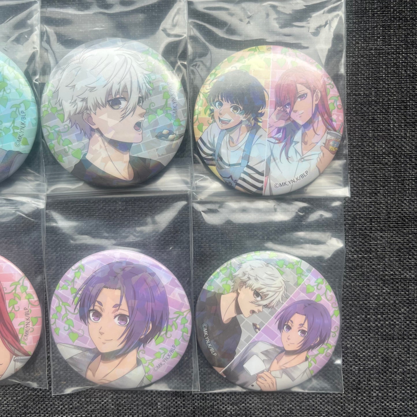 Blue Lock Curry Series Holographic Badges