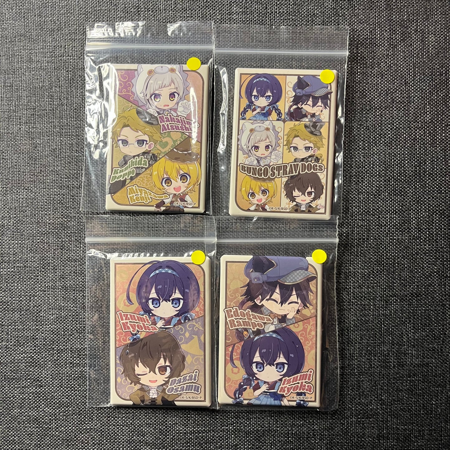 Bungou Stray Dogs Fairytale Rectangle Badges