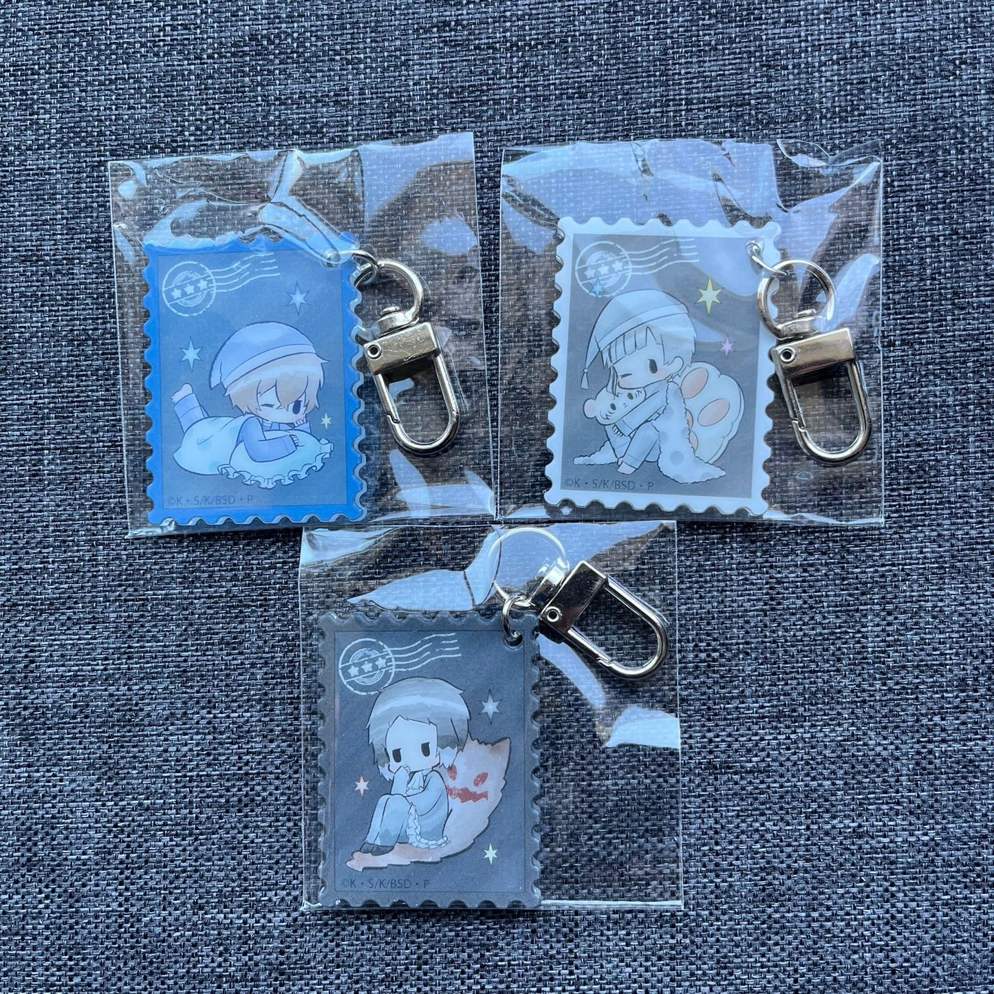 Bungou Stray Dogs Stamp Style Acrylic Charms