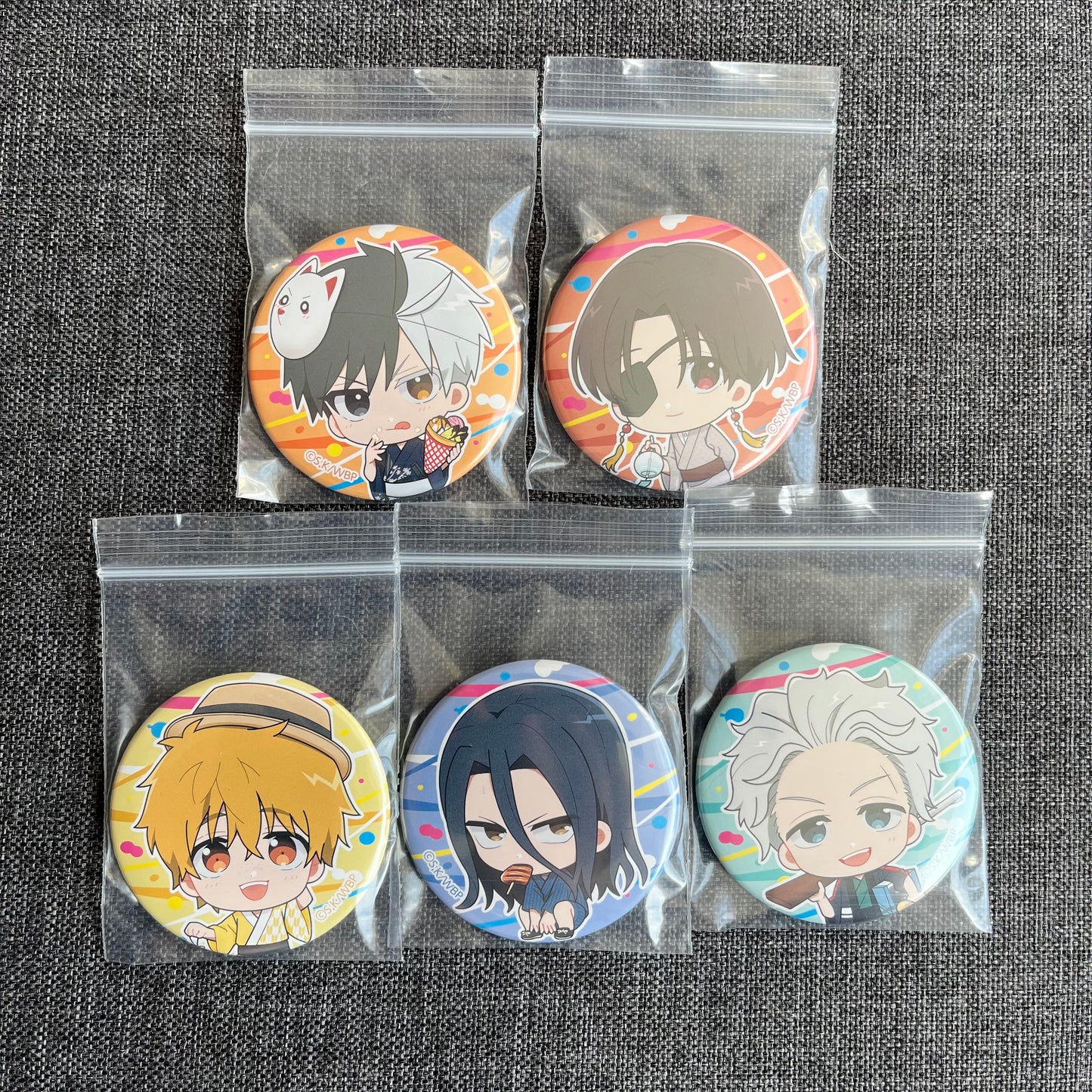 Wind Breaker Chibi Festival Badges