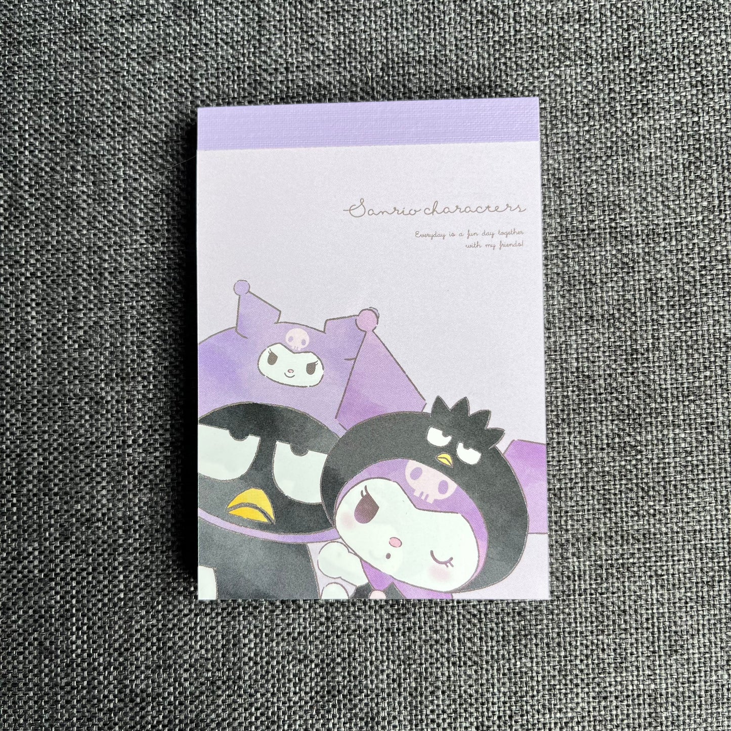 Sanrio Kuromi Bad Badtz Mini Notepad