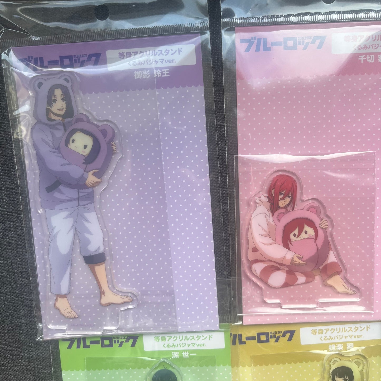 Blue Lock Bear Acrylic Standees