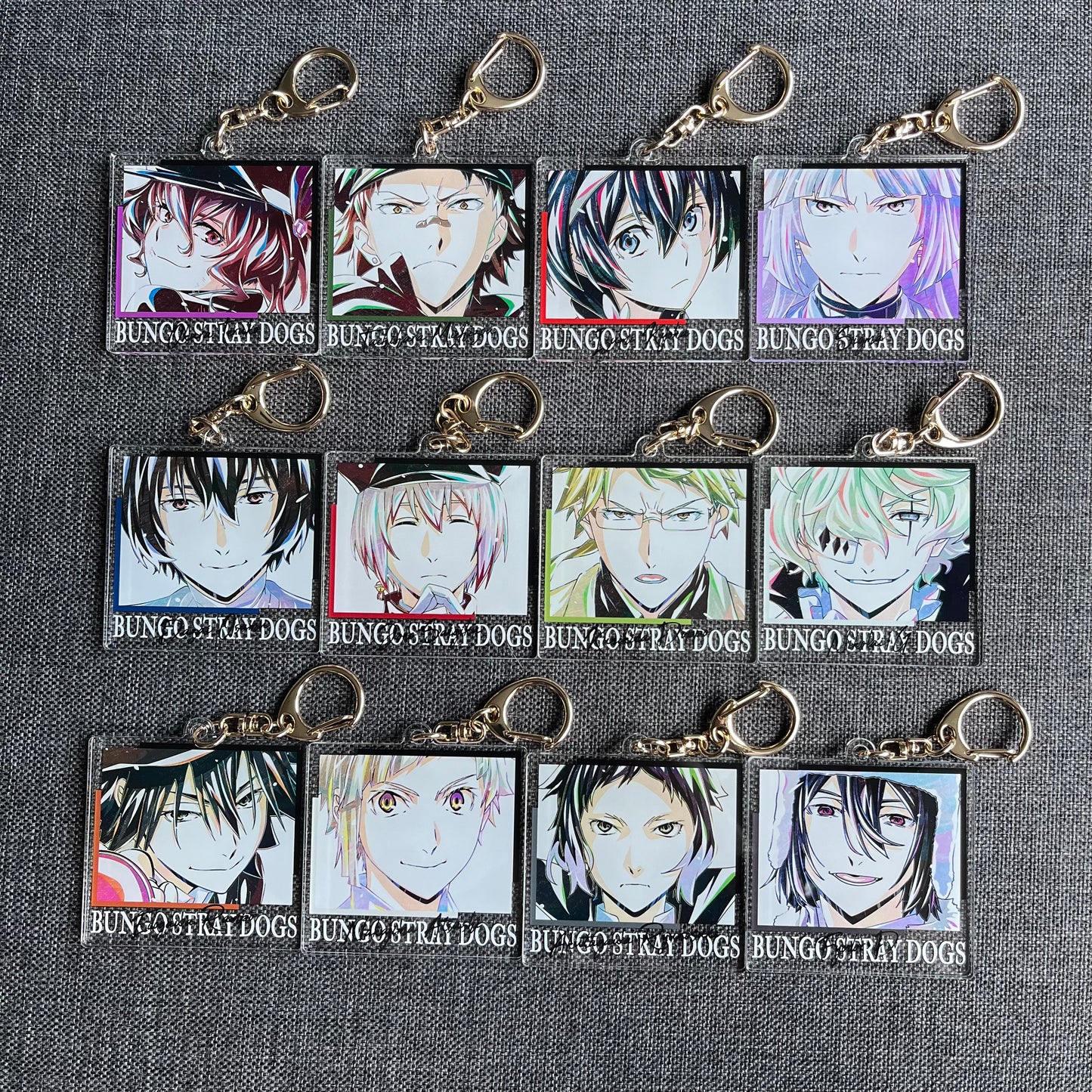 Bungou Stray Dogs Ani-Art Acrylic Charms