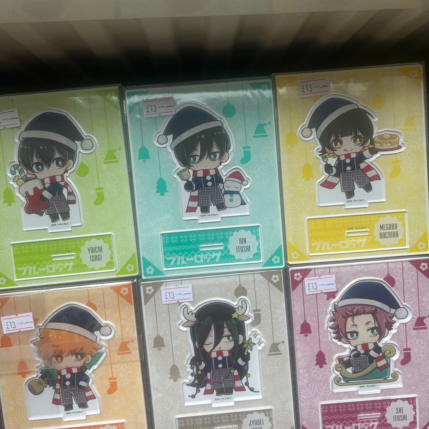 Blue Lock Christmas Acrylic Standees