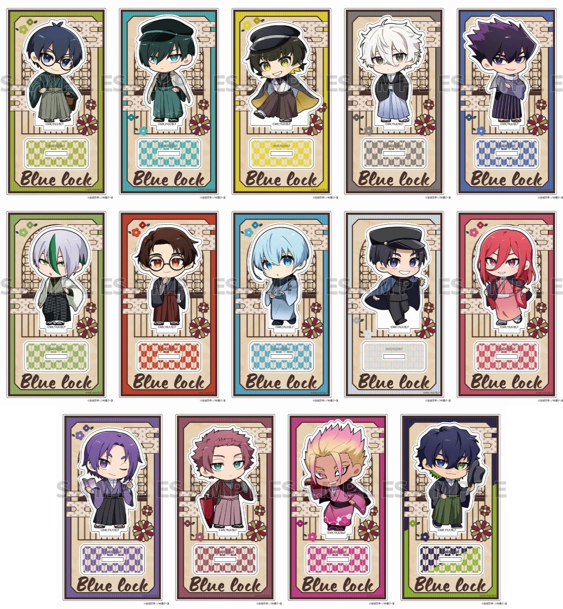 PREORDER Blue Lock Retro Acrylic Standees