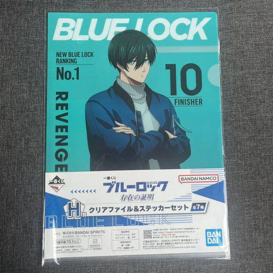 Blue Lock Rin Casual Wear A4 Clear File (with Stickers)