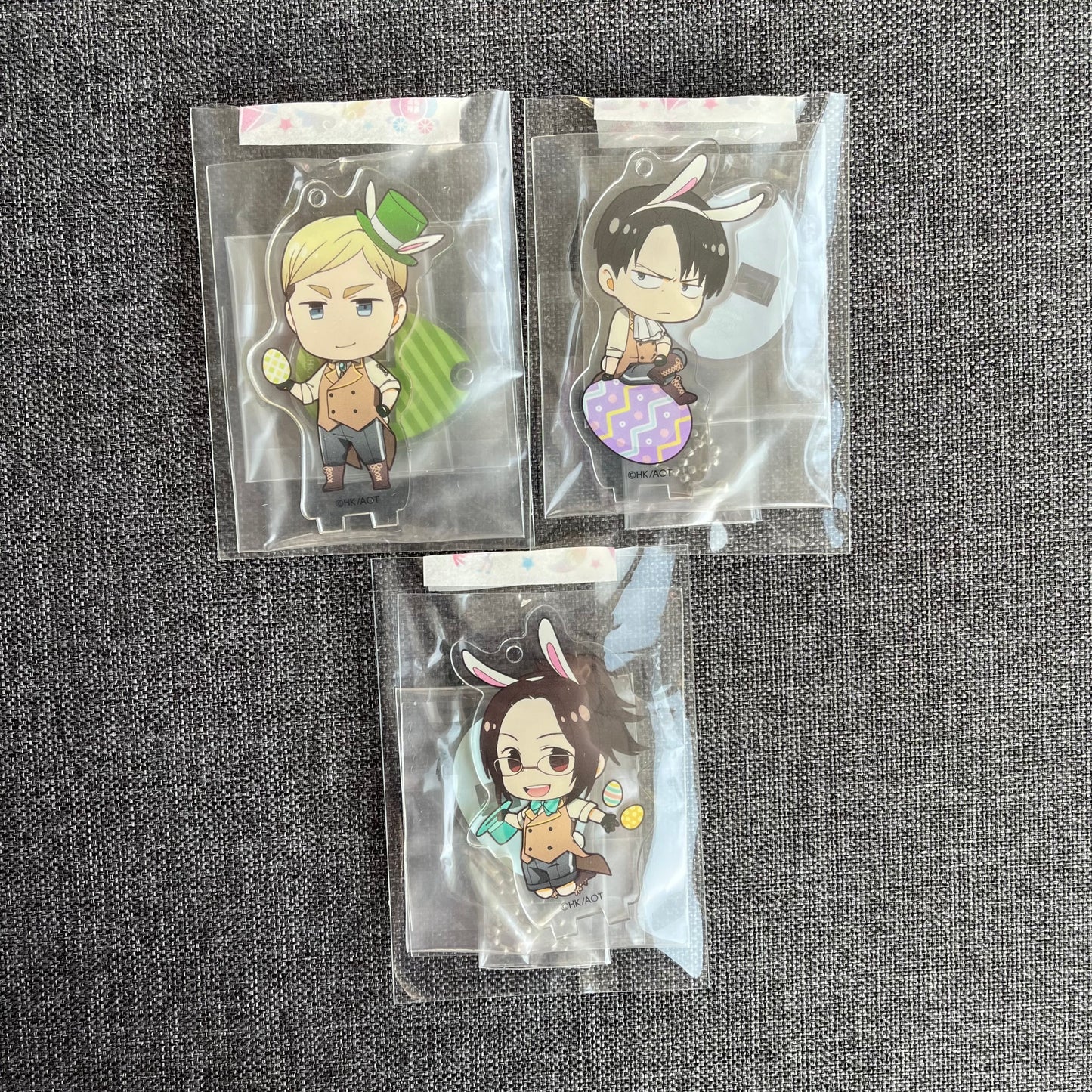 Attack On Titan Easter Bunny Acrylic Standee Charms