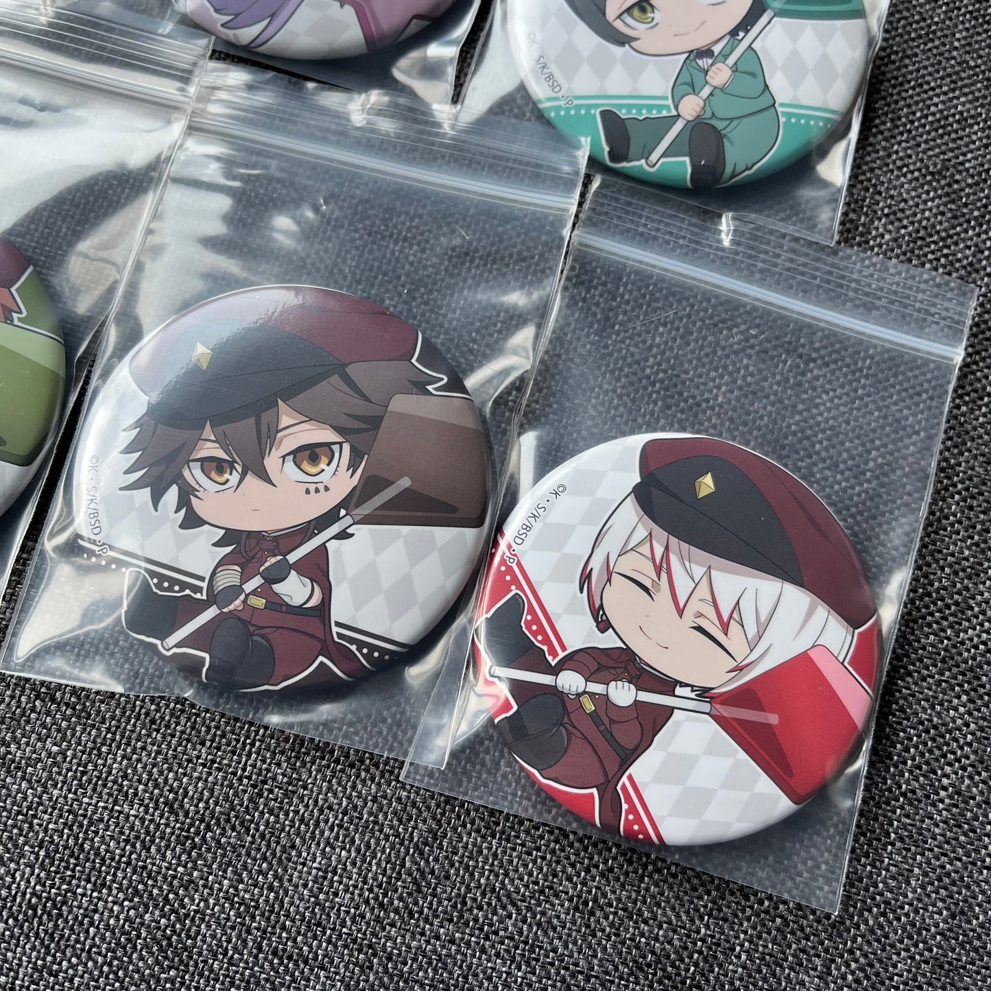Bungou Stray Dogs Lollipop Badges