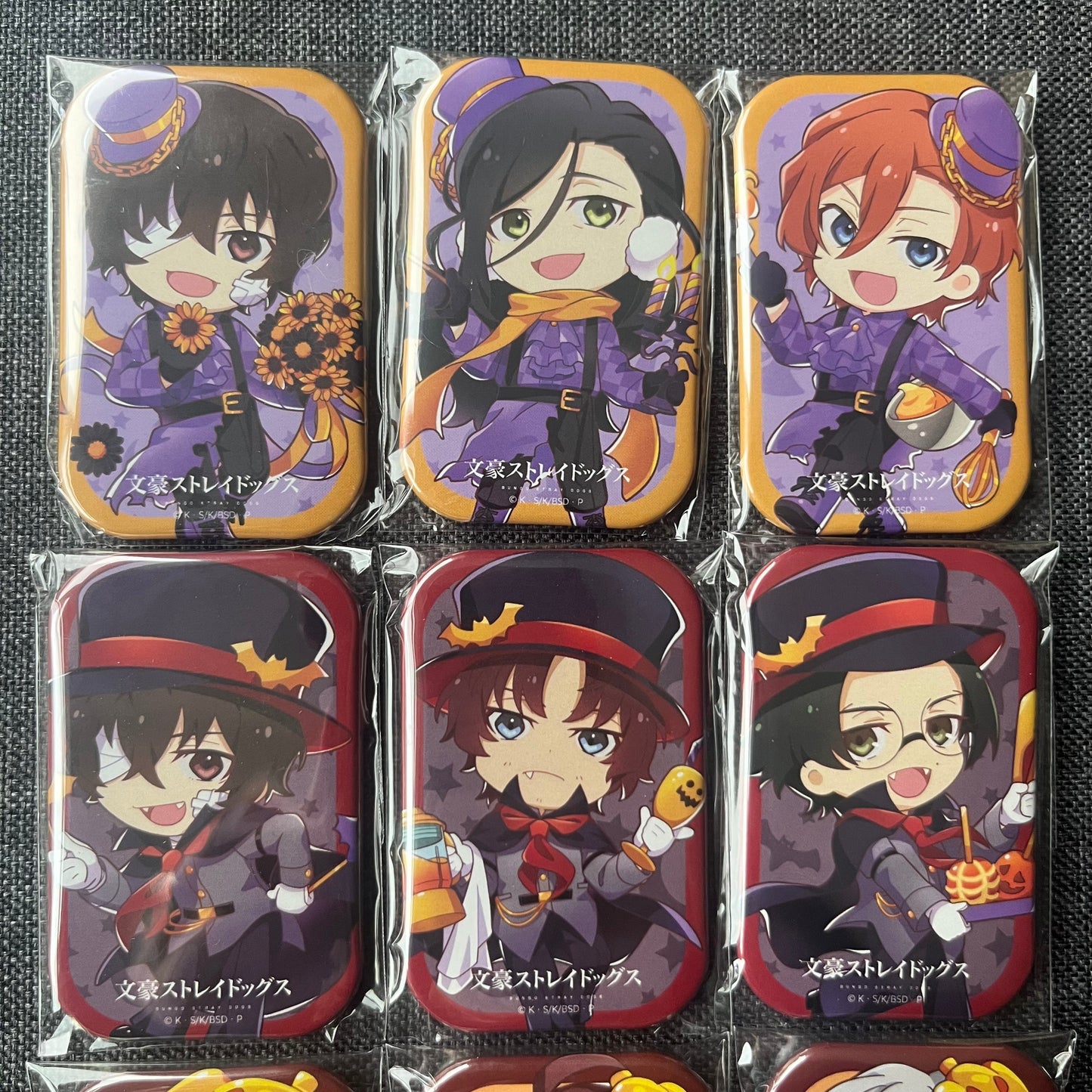 Bungou Stray Dogs Halloween Badges