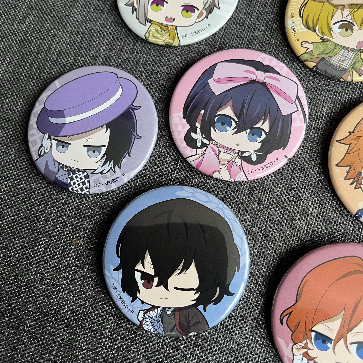 Bungou Stray Dogs Retro Badges