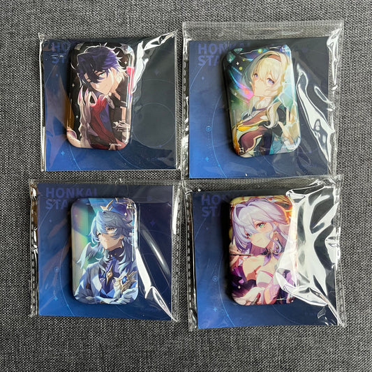 Honkai Star Rail Rectangle Badges