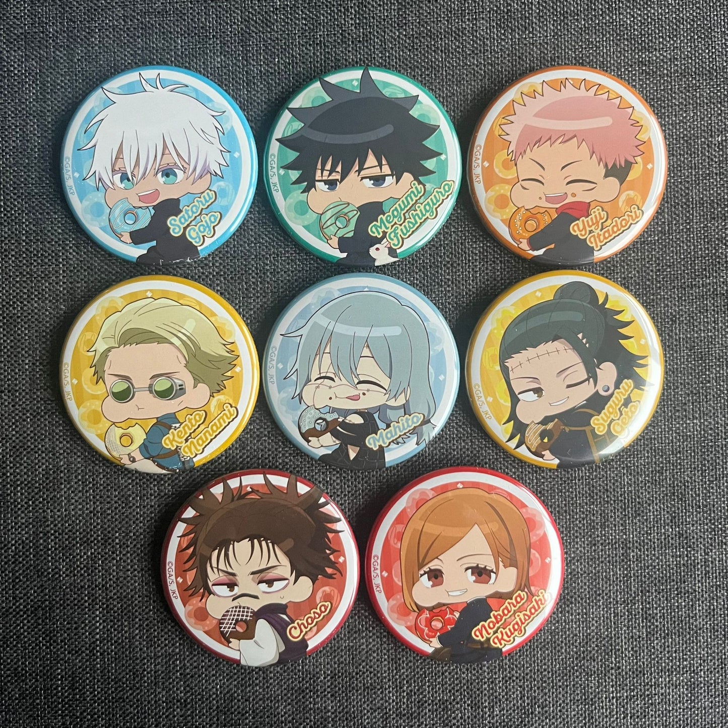 Jujutsu Kaisen Snack Badges