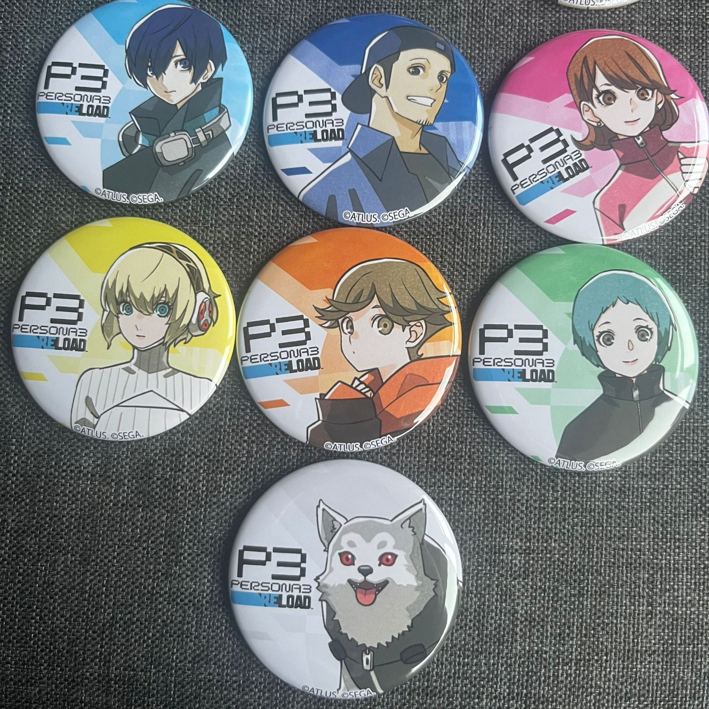 Persona 3 Reload Casual Outfit Badges