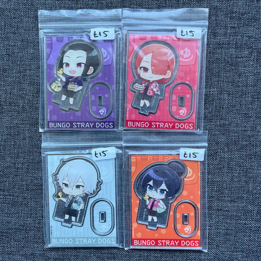 Bungou Stray Dogs Chibi Raku Spa Acrylic Standees