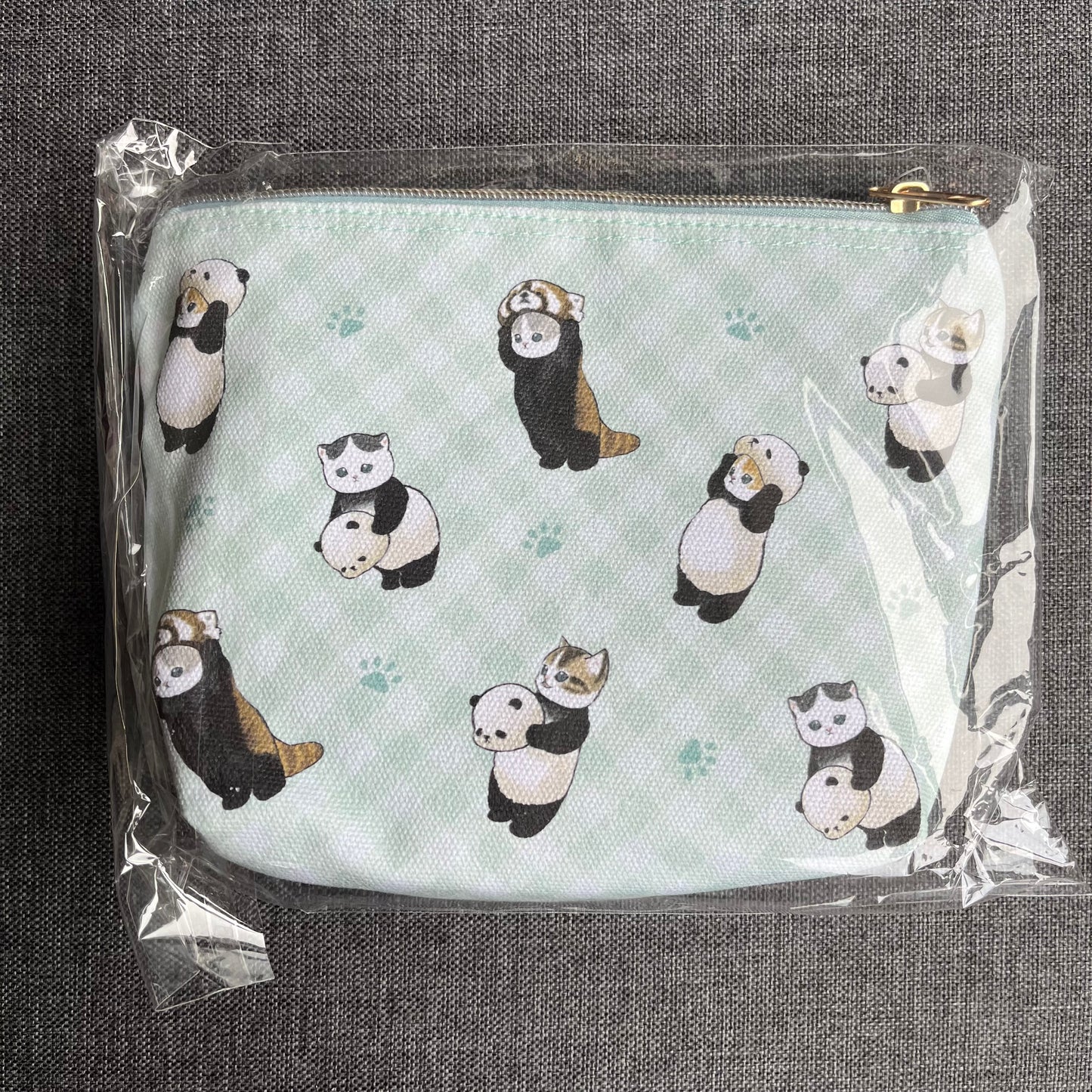 Mofusand Panda Zip Pouch