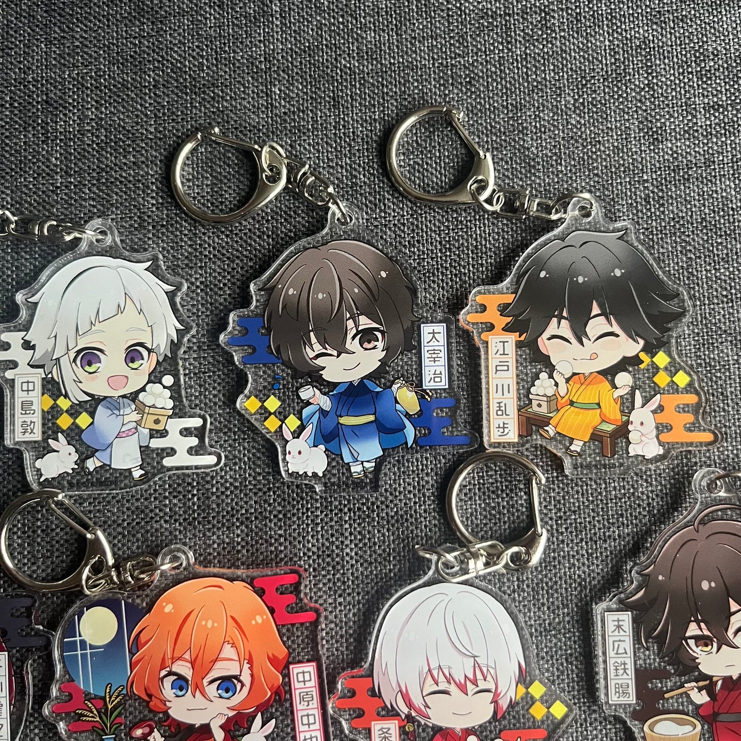 Bungou Stray Dogs Festival Acrylic Charms (Rabbit Design)