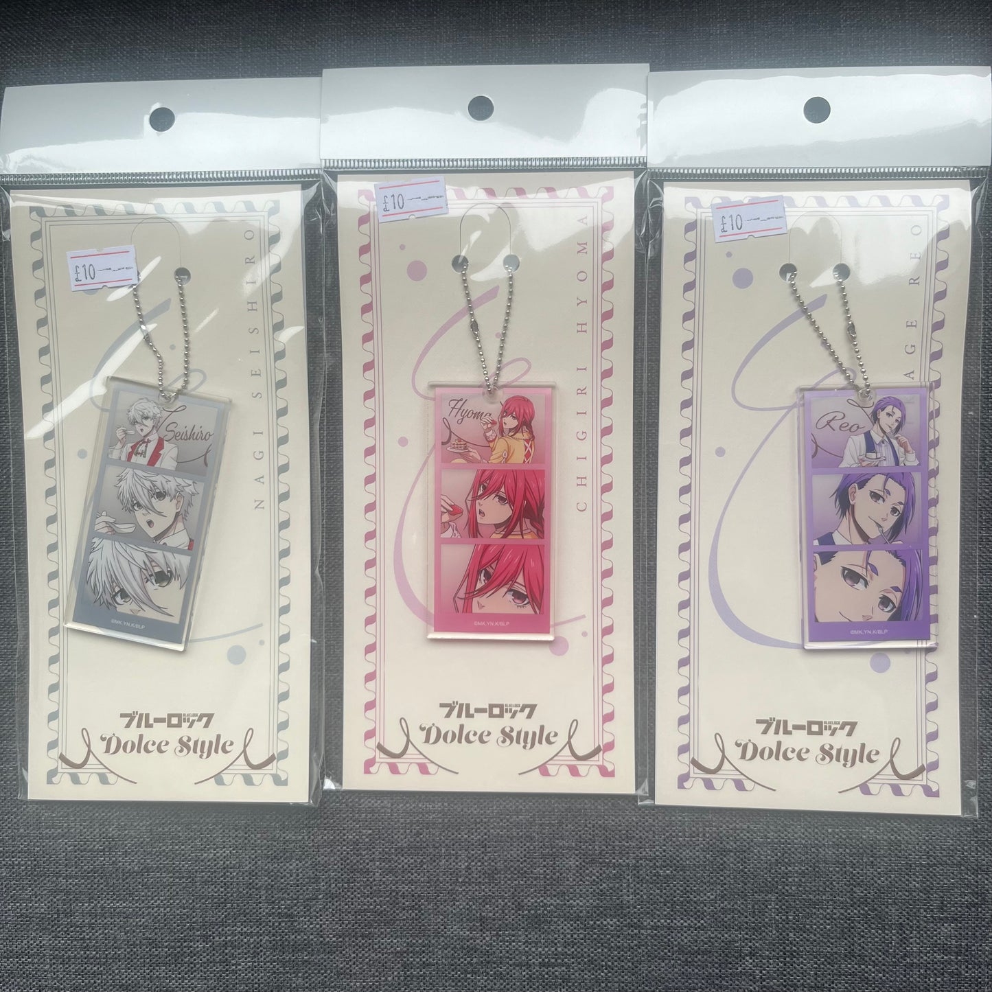 Blue Lock Patisserie Acrylic Charms