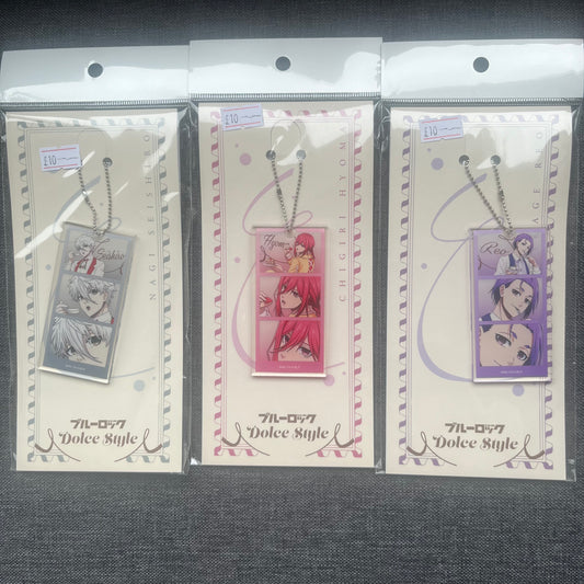 Blue Lock Patisserie Acrylic Charms