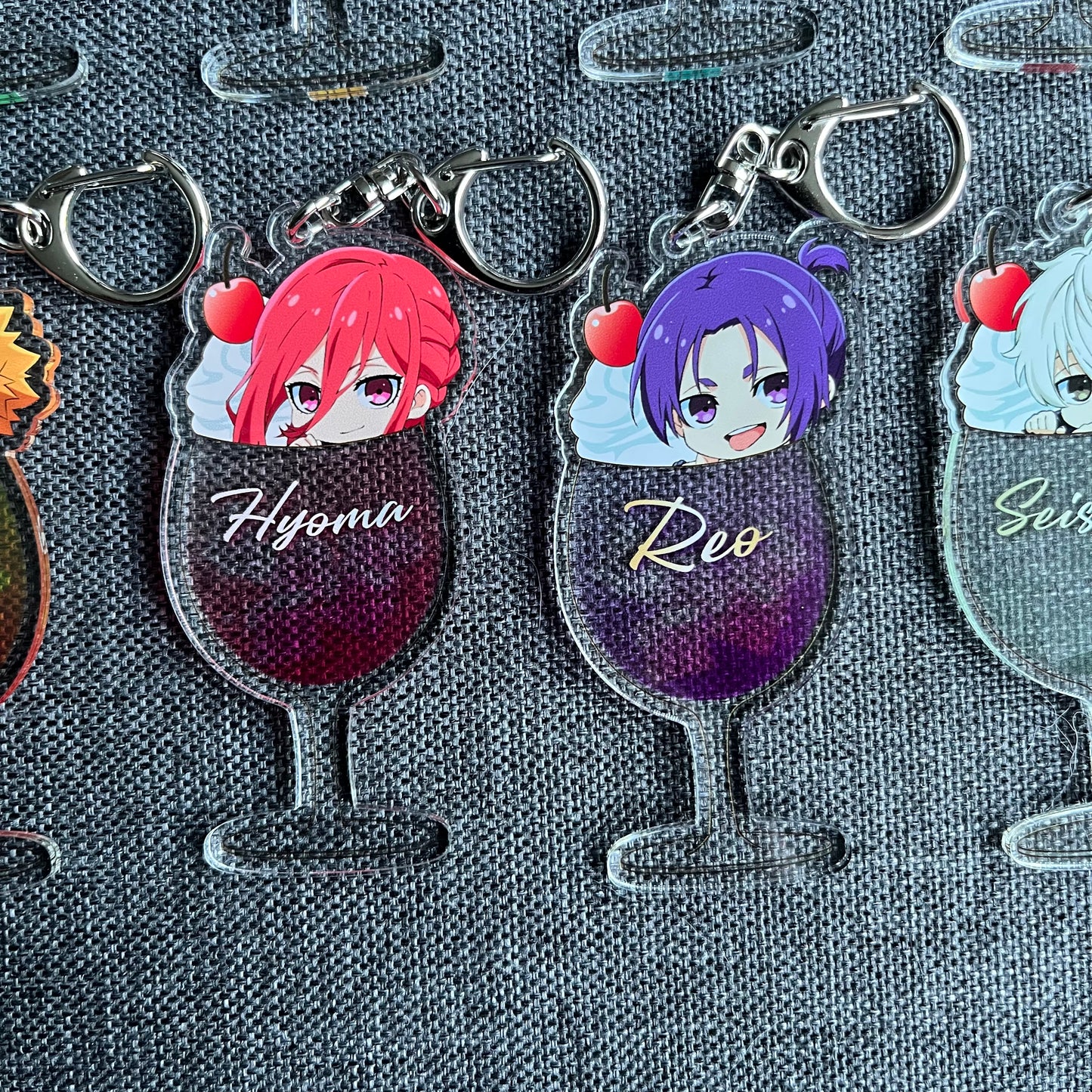 Blue Lock Soda / Drink Acrylic Charm