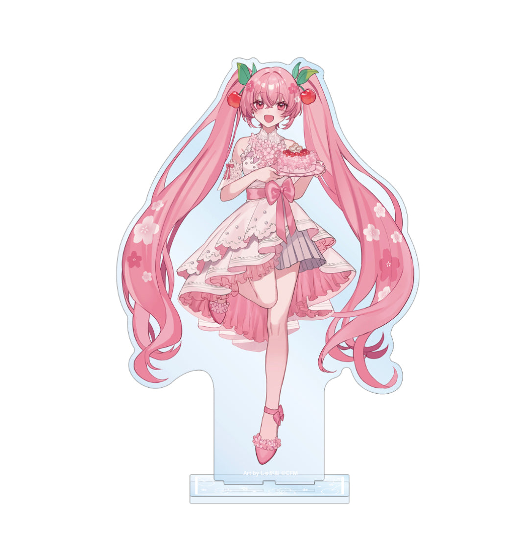 PREORDER Vocaloid Sakura Hatsune Miku Large Acrylic Standee