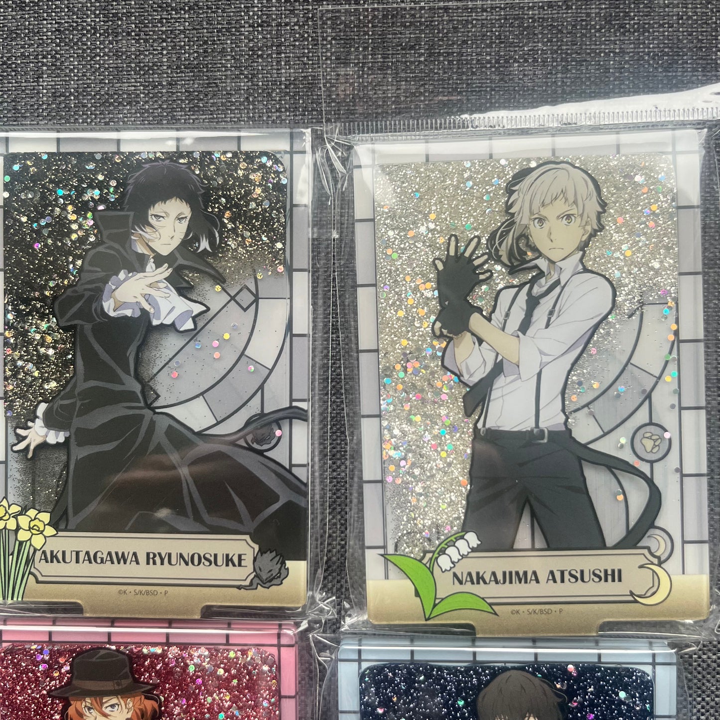 Bungou Stray Dogs Glitter Acrylic Standees