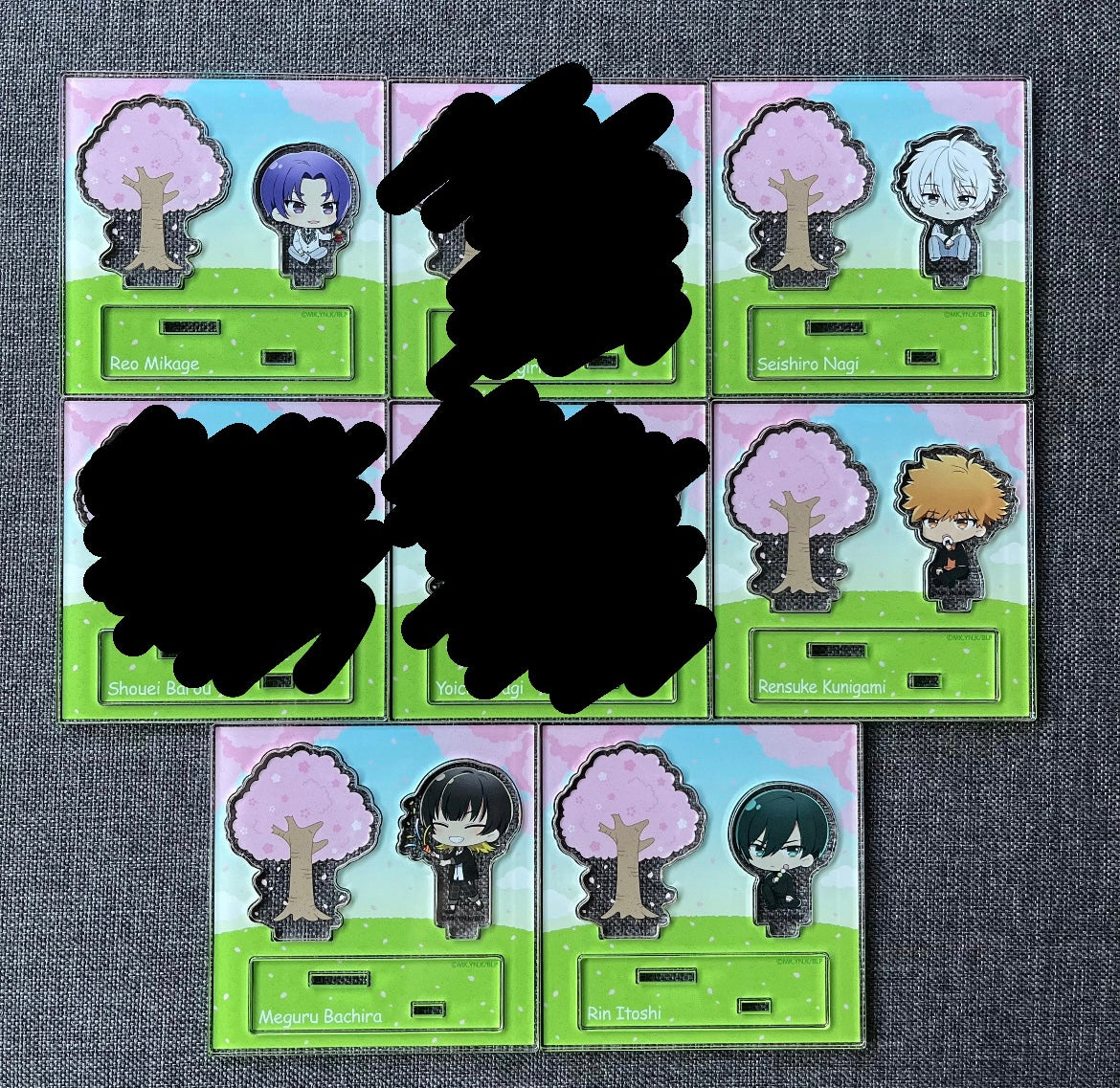 Blue Lock Cherry Blossom Acrylic Standees