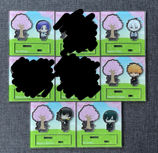 Blue Lock Cherry Blossom Acrylic Standees