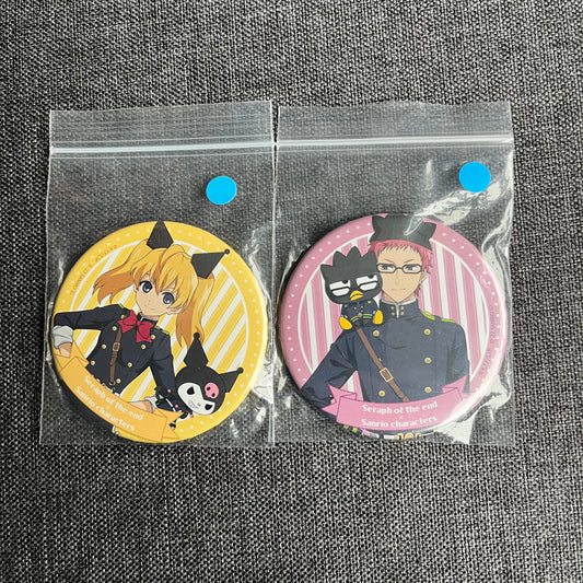 Seraph of the End x Sanrio Badges