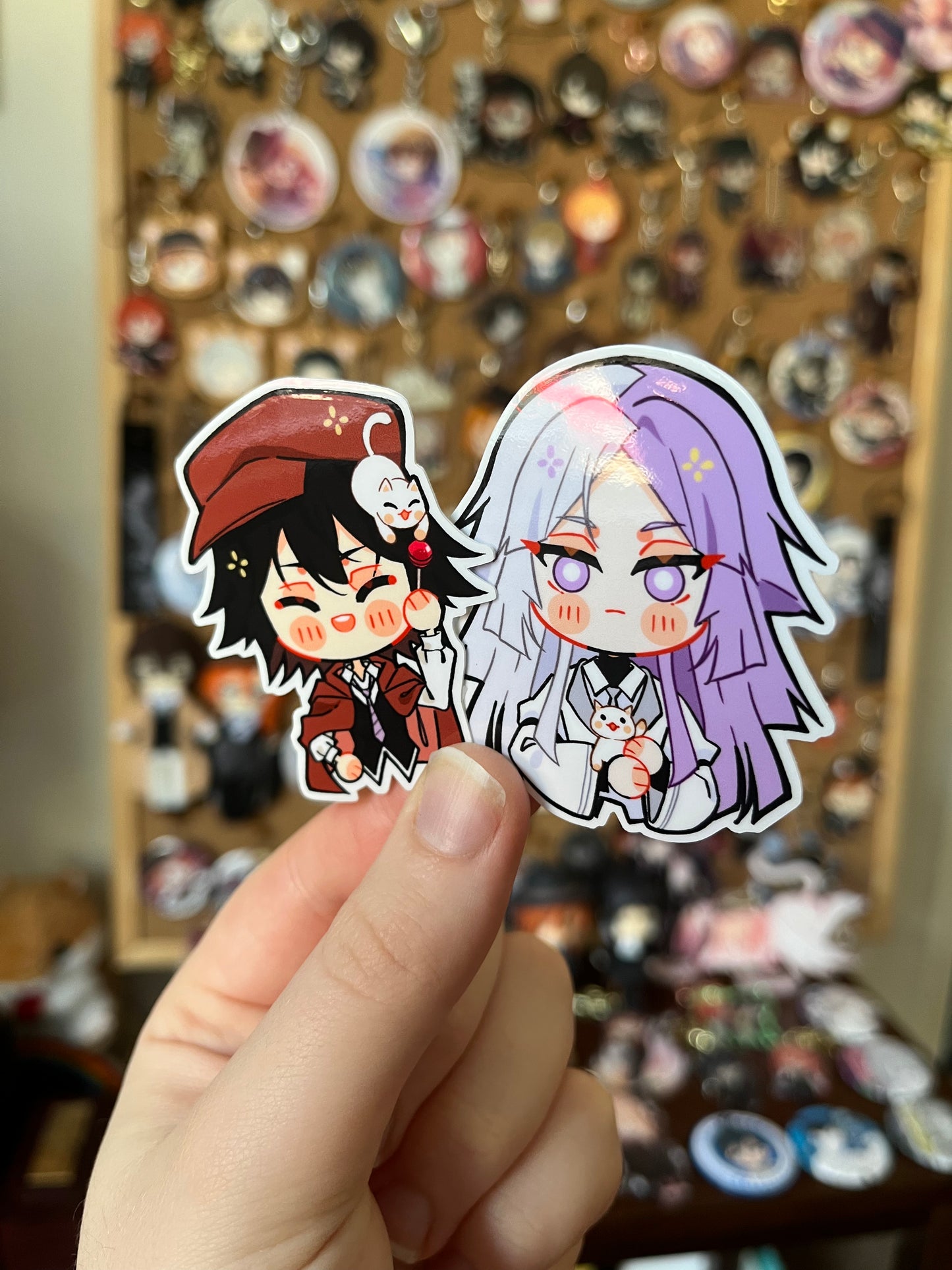 Fanmade Bungou Stray Dogs Cat Companion STICKERS