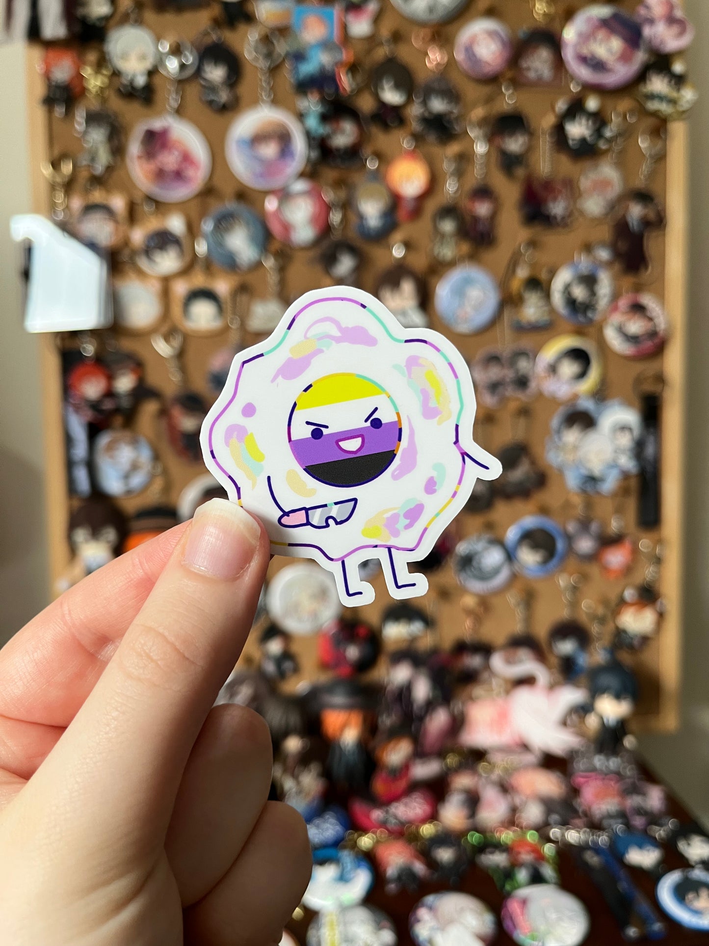 Pride Angry Egg Stickers