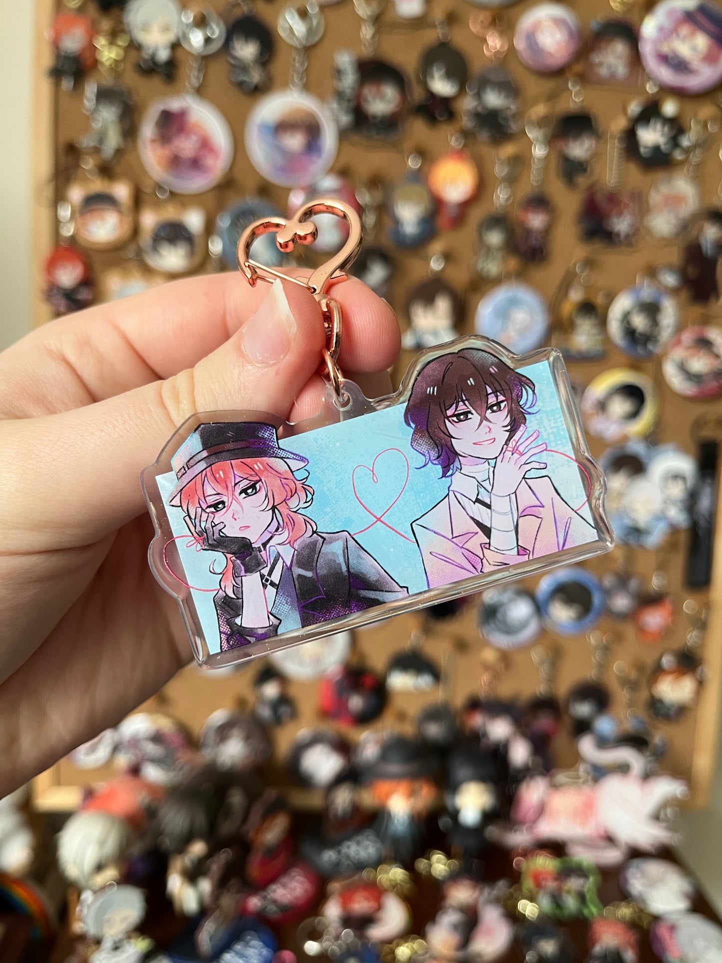 Soukoku Love Red String of Fate Bungou Stray Dogs Fanmade CHARM